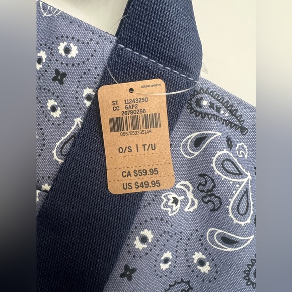 Victoria’s Secret Pink Blue Bandana Tote Bag - Picture 5 of 6